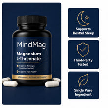 MindMag - supports restful sleep, third-party tested, single pure ingredient